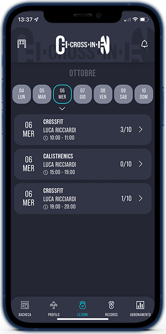 Screenshot app Cross-In 5